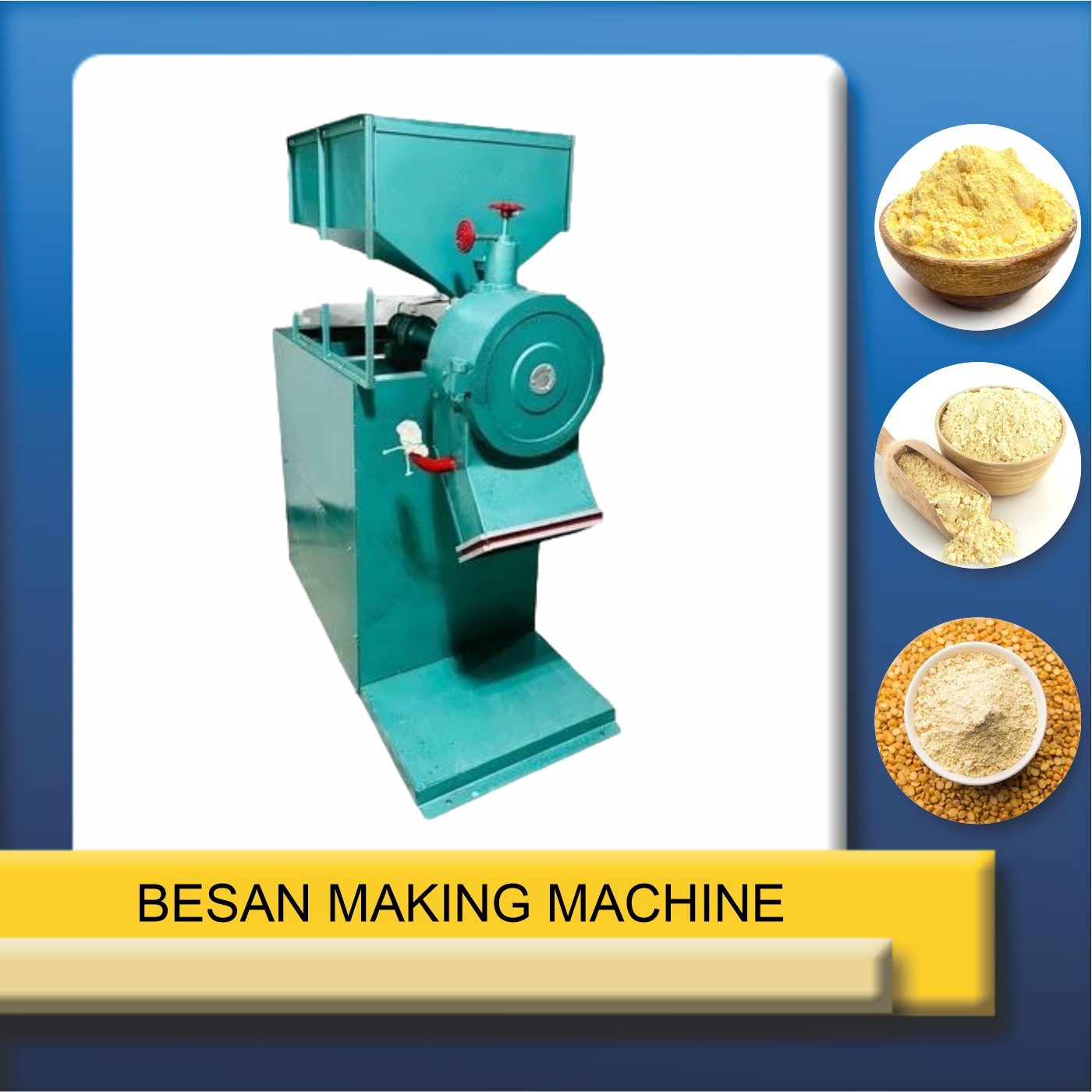 vertical besan making machine